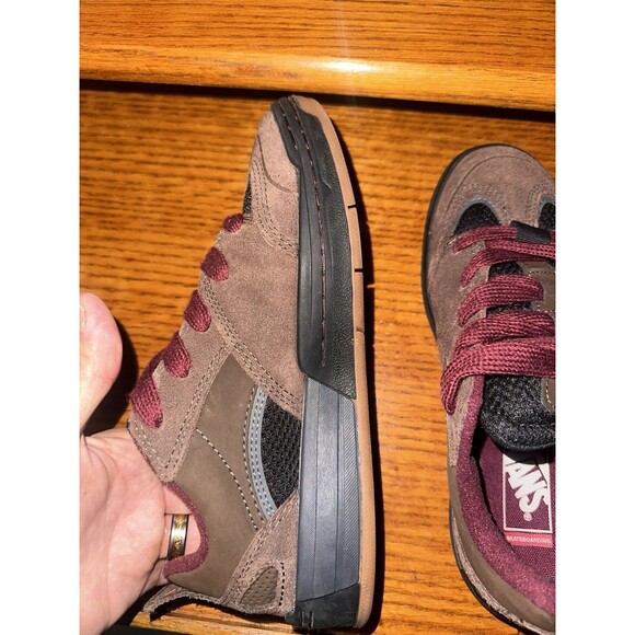 Vans Skate Mixxa Lightweight Cushioning Grip Shoes - Brown/Black SZ-6 main image 4